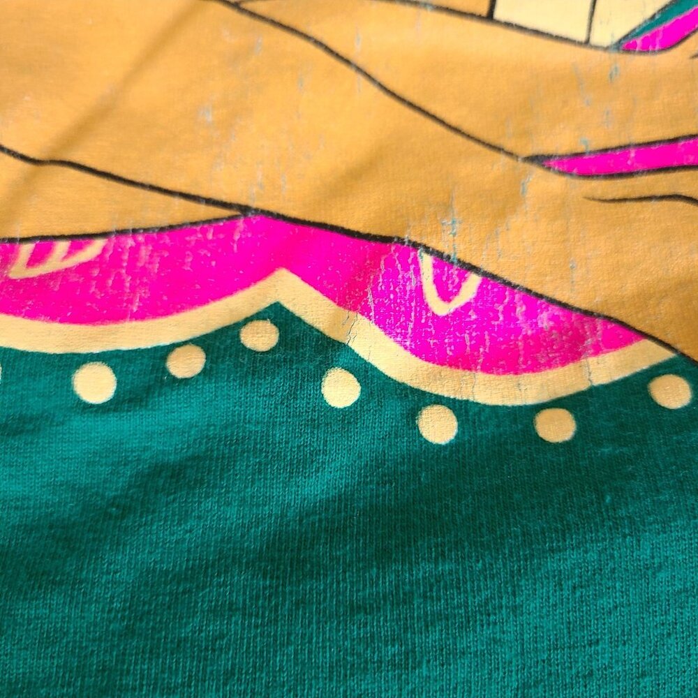 Disney Pocahontas Vintage Graphic T-Shirt Single Stitch Women's 100% Cotton - Picture 6 of 9